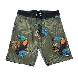 Wave Life Men’s Board Short Swimming Trunks Size 34.